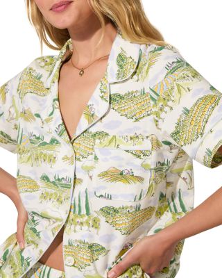 Cotton Knit Shorty Pajama Set