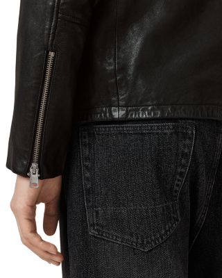 Ashton Hooded Leather Jacket