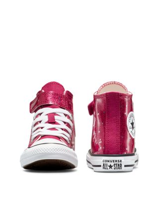 Girls' Chuck Taylor All Star Glitter Easy On Sport Sneakers - Toddler, Little Kid