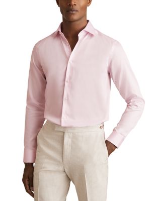 Remote Slim Fit Satin Cotton Shirt