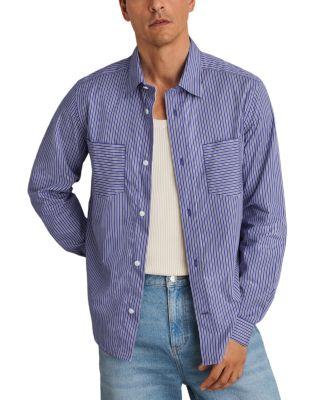 Hendrixon Regular Fit Striped Poplin Shirt