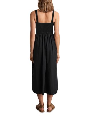 Kori Mixed Media Midi Dress