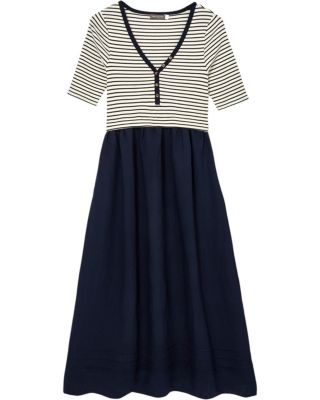  Women's Woven Mix Dress