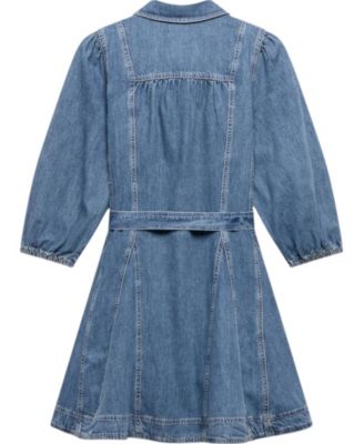 Women's Denim Mini Shirt Dress