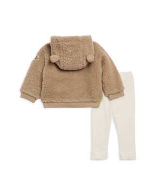 Unisex Teddy Zip Hoodie & Leggings Set - Baby