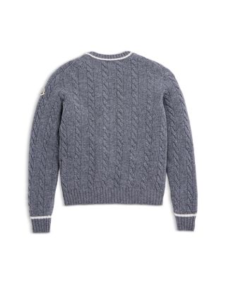 Boys' Crew Neck Cable Knit Sweater - Big Kid