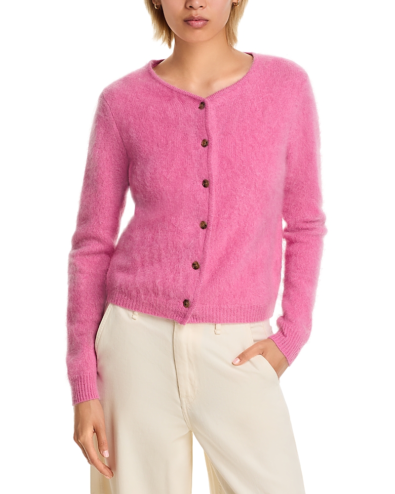 Guest In Residence Grizzly Cashmere Cardigan In Pink