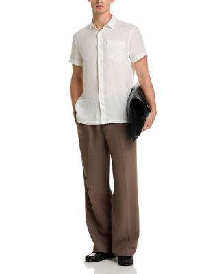 Core Regular Fit Short Sleeve Linen Shirt  