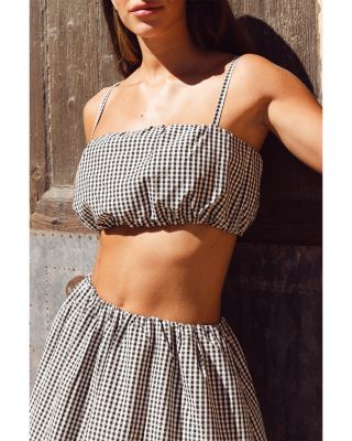 Gingham Crop Top