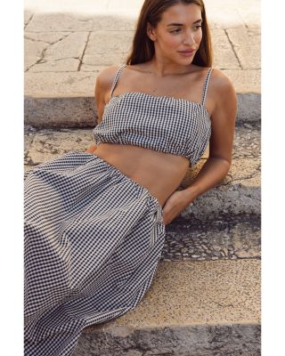 Gingham Crop Top