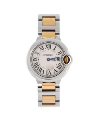 Pre-Owned Cartier - Ballon Bleu de Cartier Quartz Watch in Stainless Steel and Gold 28mm