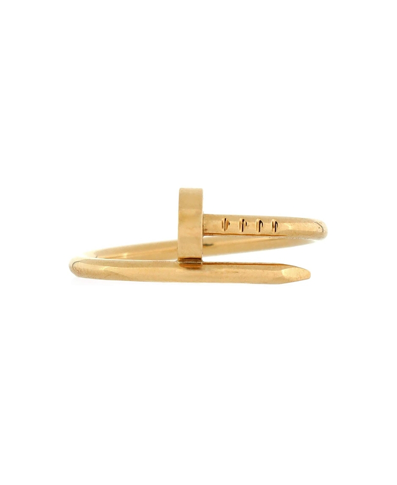 Pre-owned Pre-owned Cartier Cartier Small Juste Un Clou Ring 18k Gold