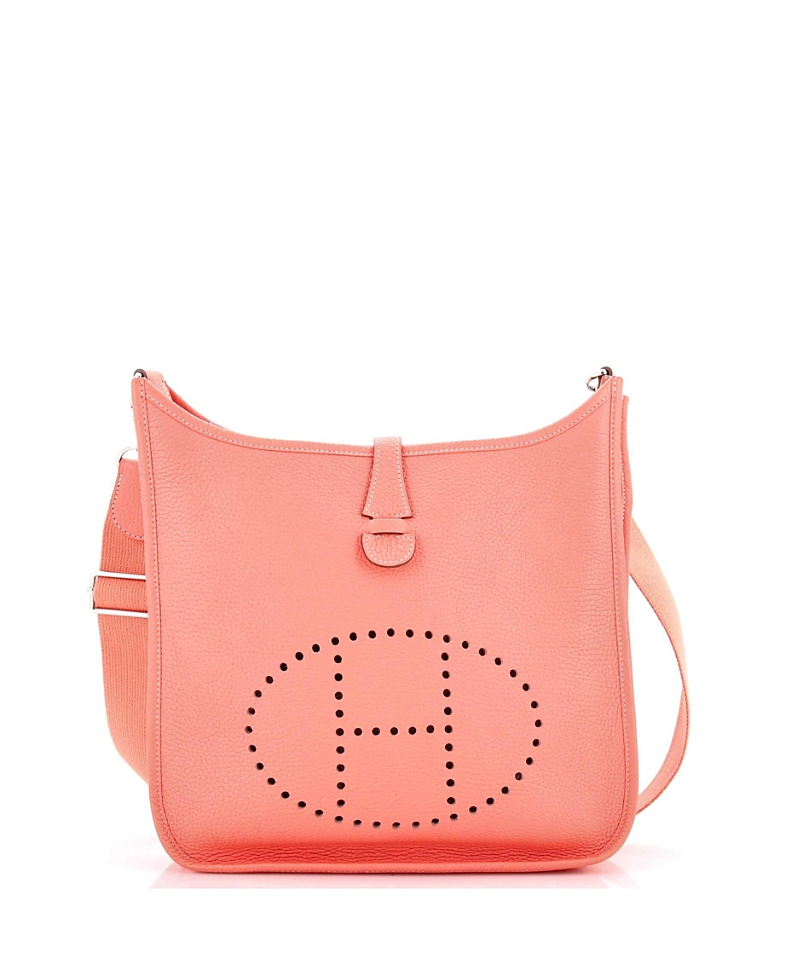 Pre-owned Pre-owned Hermes Hermes Pm Evelyne Bag Gen Iii Clemence In Pink