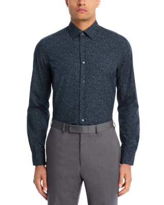 Outline Flower Print Shirt