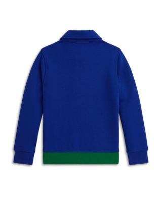 Boys' Big Pony Double Knit Collared Sweatshirt - Little Kid, Big Kid