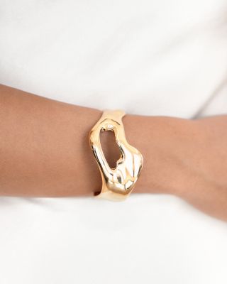 Open Abstract Cuff Bracelet