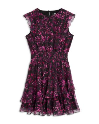 Girls' Ruffle Chiffon Mini Dress, Littie Kid, Big Kid - Exclusive