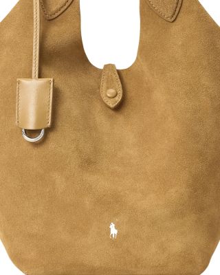 Polo Ralph Lauren Polo Play Suede Medium Tote | Bloomingdale's