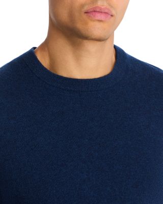 Deep Blue Cashmere Crewneck Sweater - Exclusive