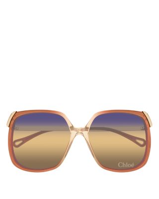 Aly Combi Square Sunglasses, 60mm
