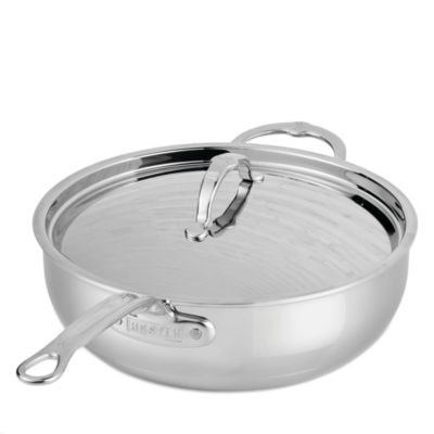 ProBond&amp;reg; Luxe 5-Quart Professional Clad Stainless Steel Essential Pan with Lid
