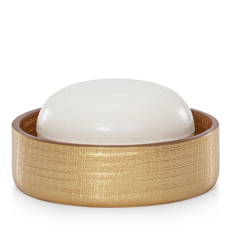 Labrazel Cambric Soap Dish In Gold