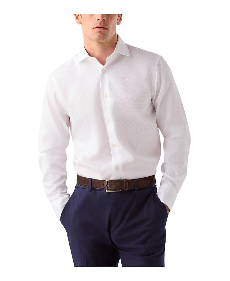 Robert Talbott Reynolds Hopsack Shirt in Classic Fit