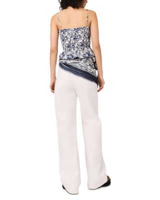 Fruit Printed Smocked Top