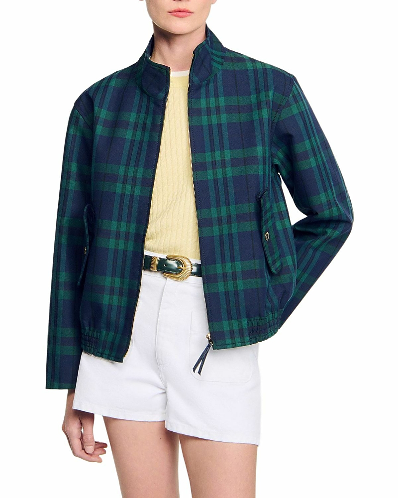 Sandro Checked Jacket