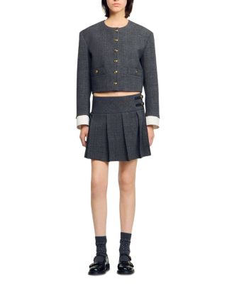 Mini Rhinestone Suit Skirt