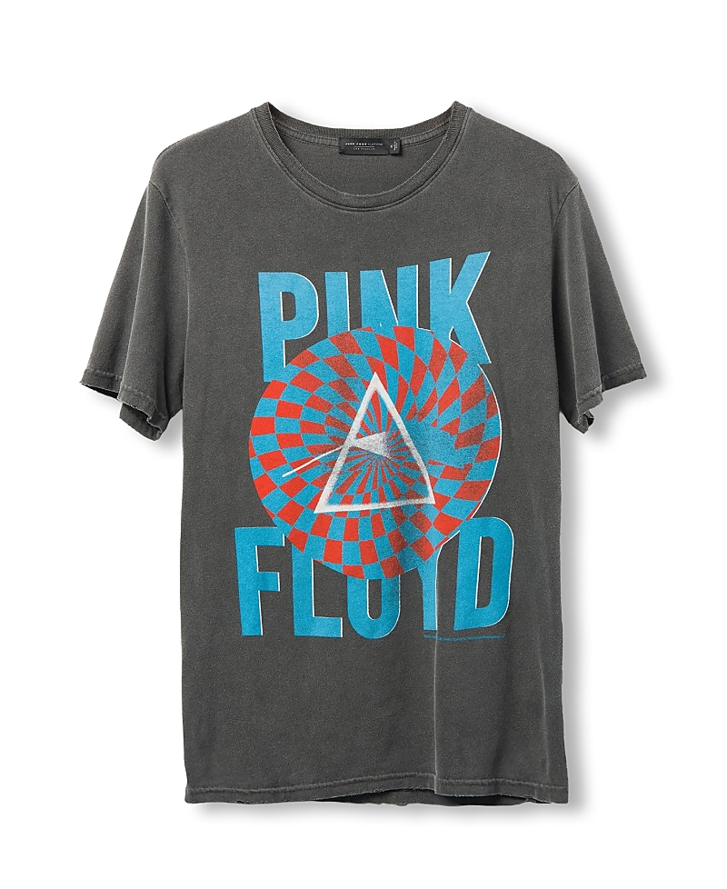 Junk Food Clothing Unisex Pink Floyd Circle Pattern Vintage Tee