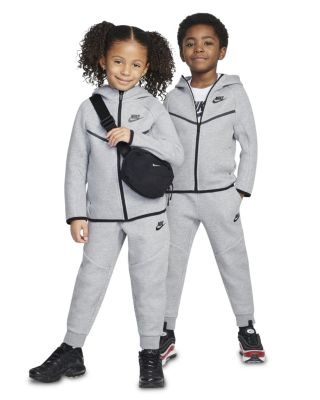 Boys' Nike Tech Fleece Hooded Full Zip Set - Little Kid