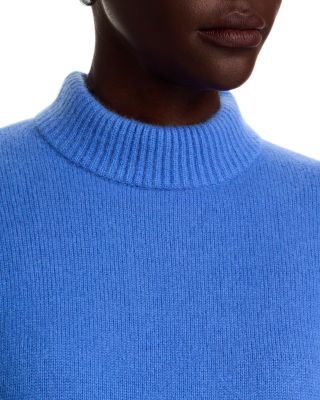 100% Cashmere Long Sleeve Mock Neck Pullover- Exclusive