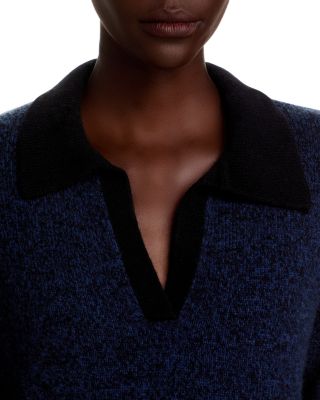 100% Cashmere Polo Neck Long Sleeve Pullover - Exclusive