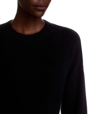 100% Cashmere Drop Shoulder Long Sleeve Crewneck Pullover - Exclusive