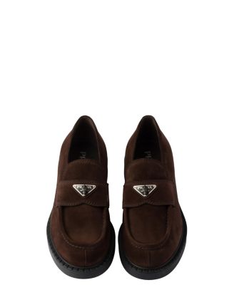  Men's Chocolate Suede Loafers