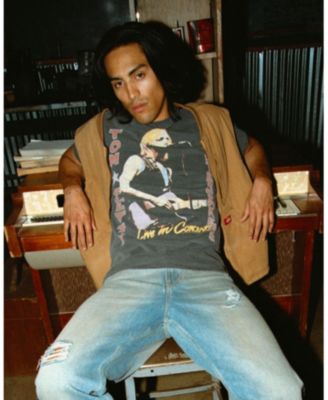  Men&#39;s Tom Petty Live In Concert Flea Market Tee