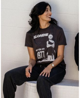  Women&#39;s Blondie 1977 Vintage Tissue Tee