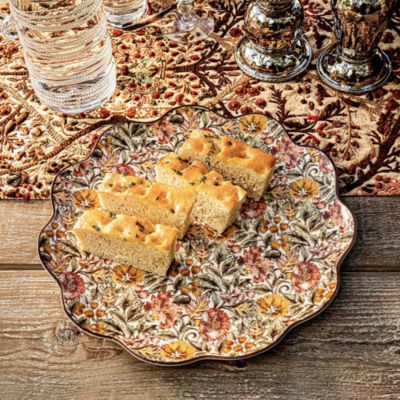 Willa Amber Charger/Platter