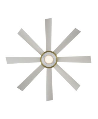 Fans Aura 60in Selectable 2700-3000-4000-5000K LED Indoor or Outdoor Smart Home Ceiling Fan
