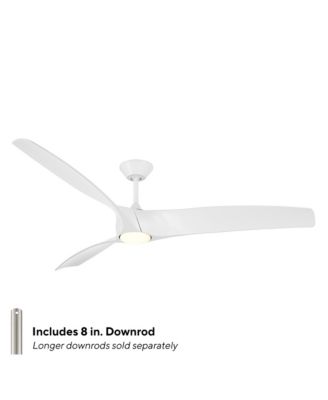  Fans Zephyr 72in Selectable 2700-3000-4000-5000K LED Indoor or Outdoor Smart Home Ceiling Fan