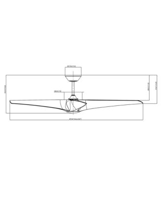  Fans Zephyr 62in Selectable 2700-3000-4000-5000K LED Indoor or Outdoor Smart Home Ceiling Fan