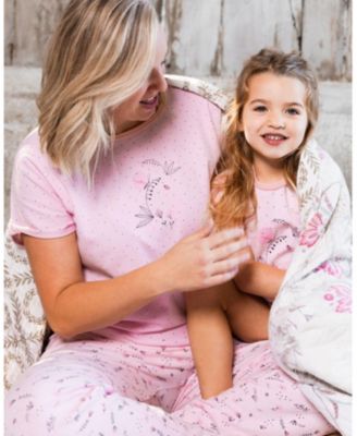  Printed Organic Cotton Two-Piece Pajama Set