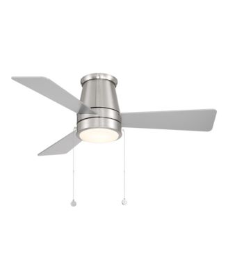 Fans Hug 44in Selectable 2700-3000-4000-5000K LED Indoor or Outdoor Flush Mount Pull Chain Ceiling Fan