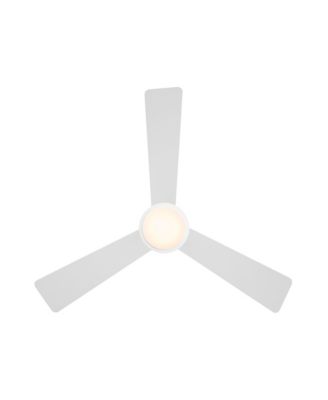 Limited Fans Hug 52in Selectable 2700-3000-4000-5000K LED Indoor or Outdoor Flush Mount Pull Chain Ceiling Fan