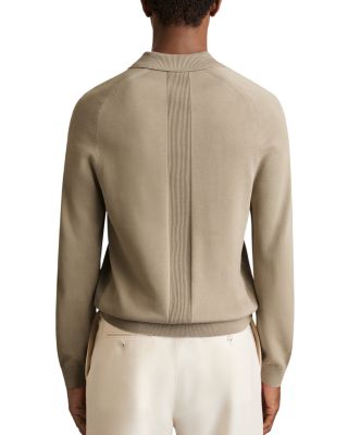 Ribbed Polo Sweater