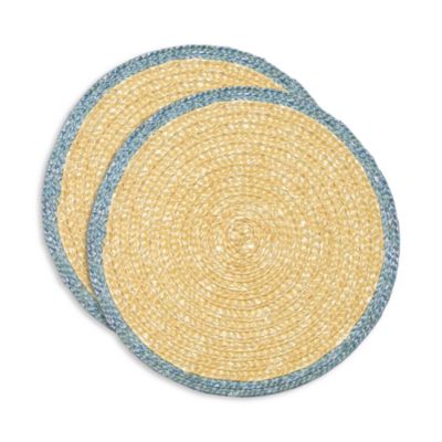 Straw Coasters, Set of 2