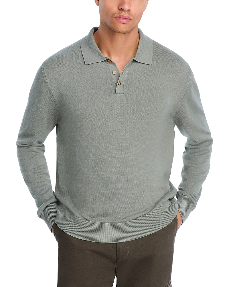Alex Crane Feather Polo In Green