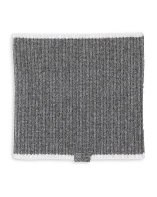 Rib Knit Neck Warmer Scarf