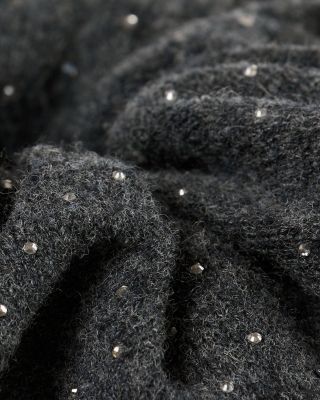 Rhinestone Knit Scrunchie